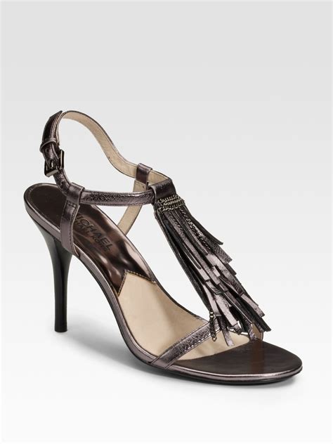 michael kors gunmetal shoes